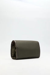 Olive Wax Hanging Washbag